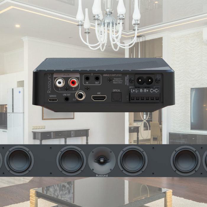 AVA3.1 + Cinema Bar 3.0 de Russound: Audio Profesional para Salas de Conferencia