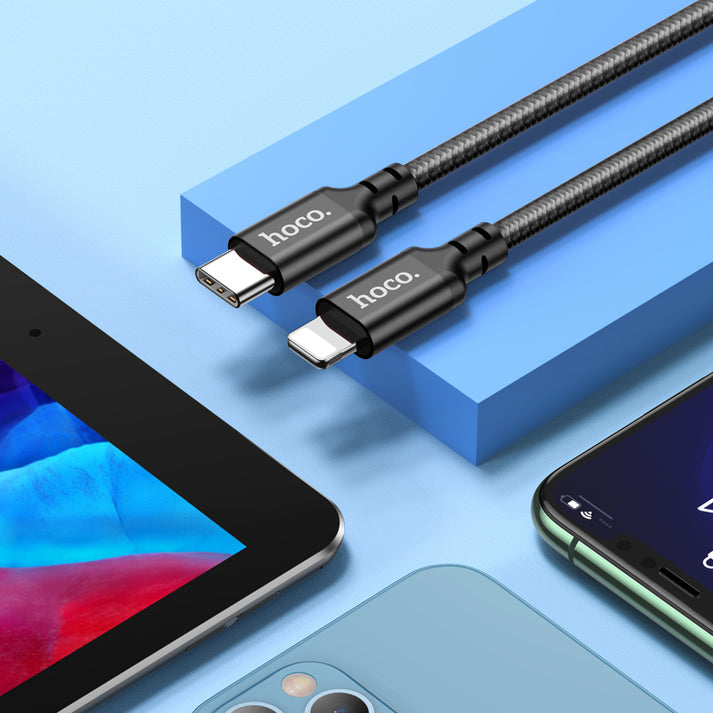 X14 Double speed PD charging data cable for iP(L=3M)