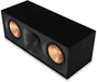 R-50C center channel speaker featuring updated 90x90 Tractrix horns for enhanced sound and movie experience.