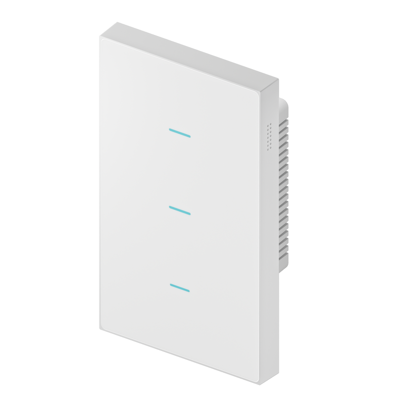 LS219-WF3 Nature Switch L (White 3 way - White AG Glass)