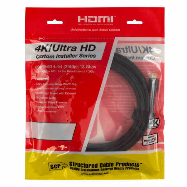 8780241 SCP - 9M - 4K Active HDMI cable Black