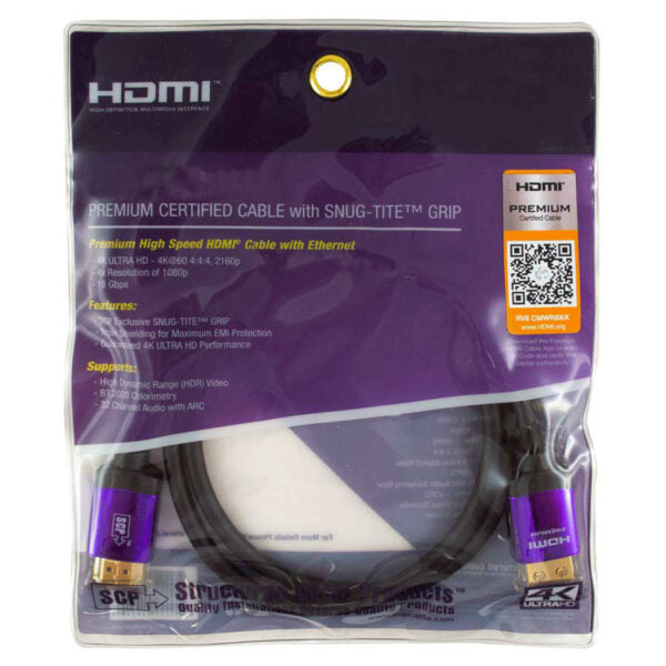 8780224 SCP - 4.6M premium certified HDMI cable