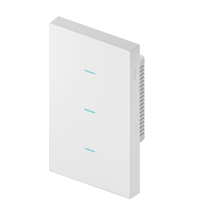 LS219-WF3 Nature Switch L (White 3 way - White AG Glass)