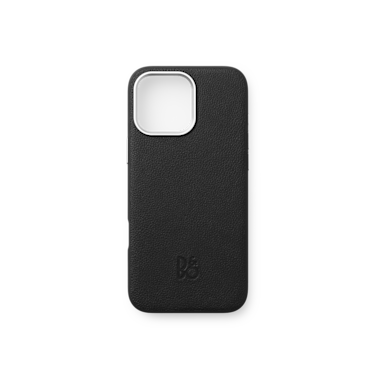 1979803 iPhone 16 Pro Leather Case, Infinite Black