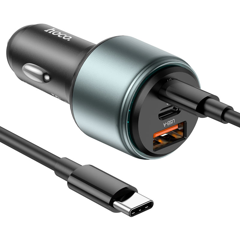NZ9 Galloper 95W three-port(2C1A) car charger set(Type-C to Type-C)