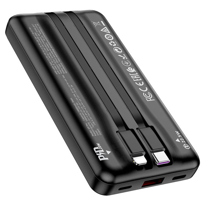 Q9 Pro Shell 22.5W+PD20W fully compatible power bank with cable(10000mAh)