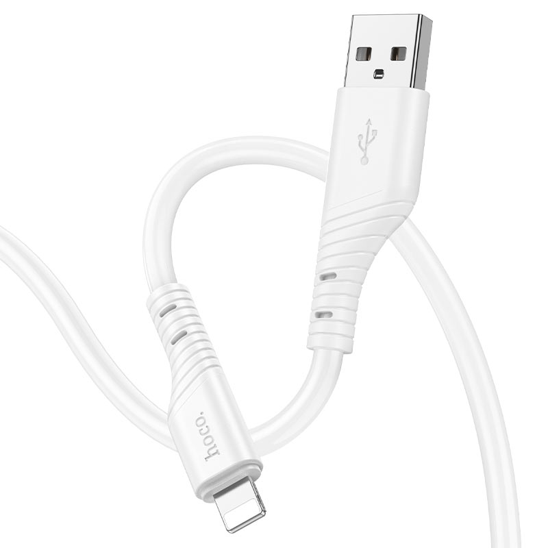 X97 Crystal color silicone charging data cable iP