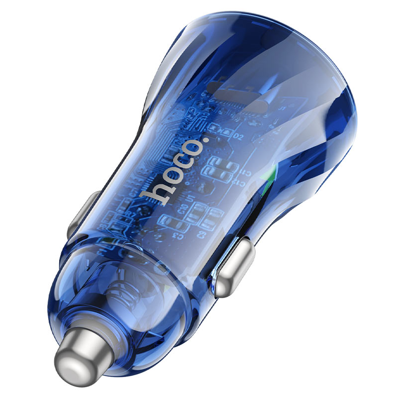 Z47A Transparent Discovery Edition dual port PD30W+QC3.0 car charger