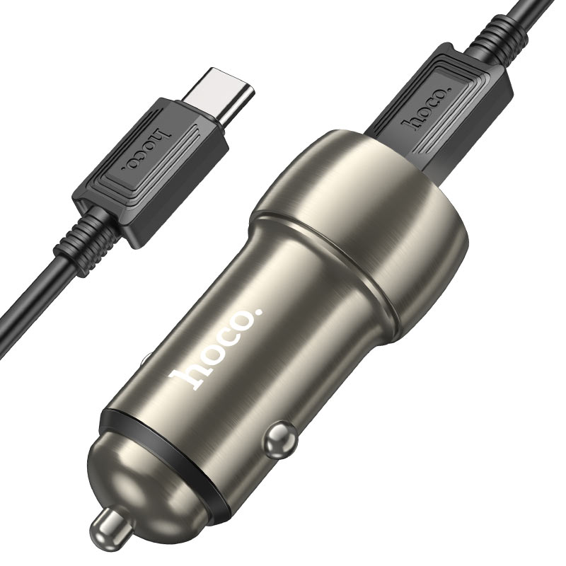 Z48 Tough 40W dual port(2C) car charger set(Type-C to Type-C)