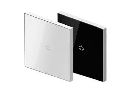Nature Switch (Black Glass - White 1 way)