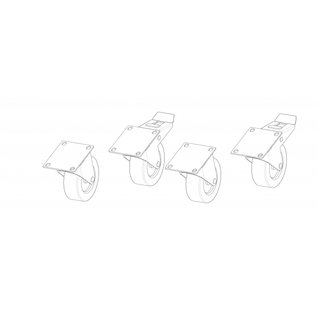 Cart Wheels (Wheel Kit)