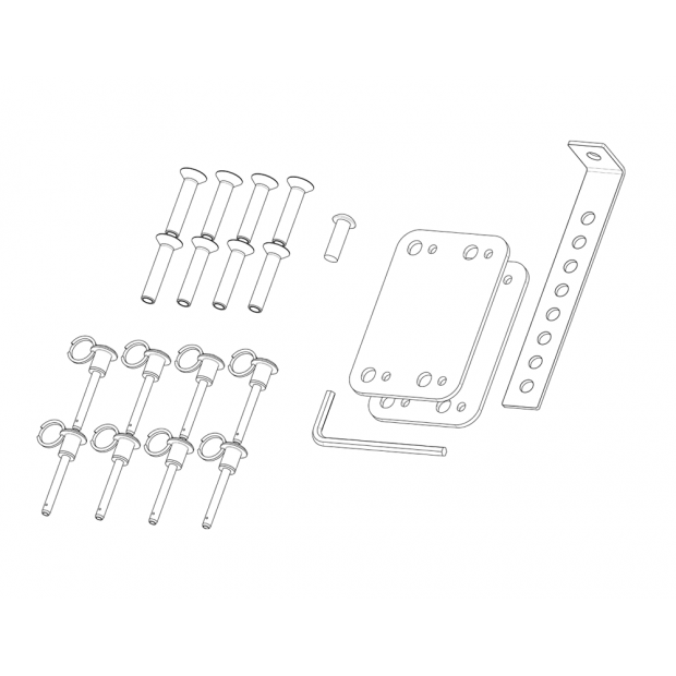 SL2.15 / SL6.10 Sub Bracket with pins KVV 987 341