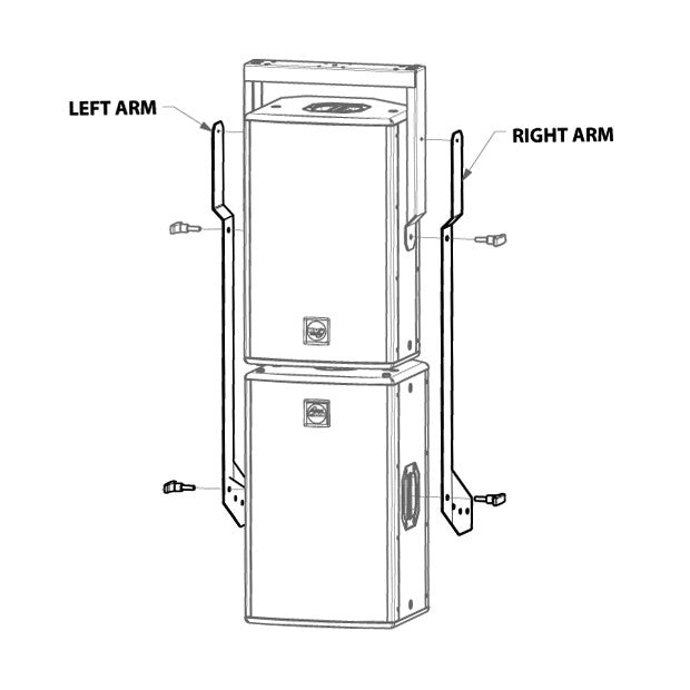EX12 KVV 987 152 Double Vertical Bracket