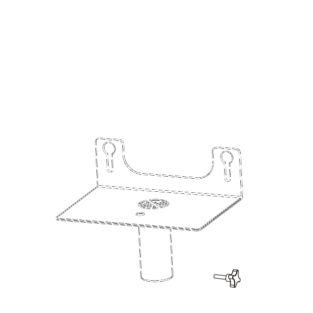 EX6 KVV 987 151 Pole Mount Adaptor