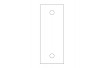 Short bracket for joining two ES1.0 or ES1.5 KVV 987 027