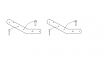 VHD1.0 Downfill arm KVV 987 310