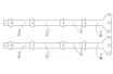VHD Bass extension arm KVV 987 308