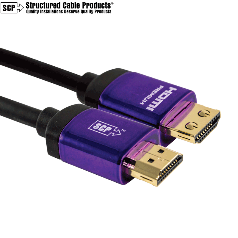 8780220 SCP-0.9M premium certified HDMI cable