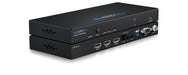 SW21AB-V2 2-way 4K HDMI switch with integrated audio output, featuring HDMI 2.0 and HDCP 2.2 support.