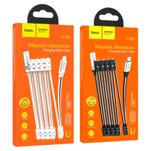 U103 Magnetic absorption charging data cable for iP