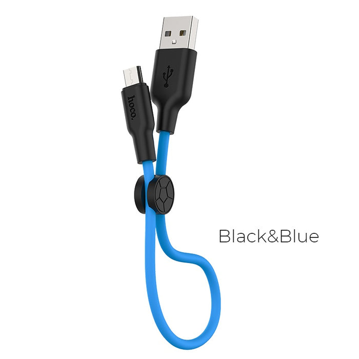 X21 Plus Silicone charging cable for Micro(L=0.25M)