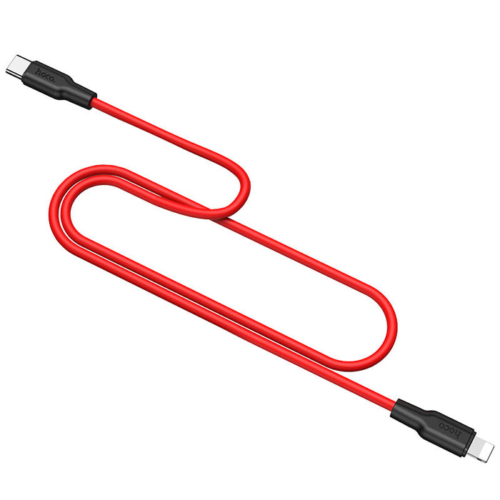 X21 Plus Silicone PD charging data cable for iP