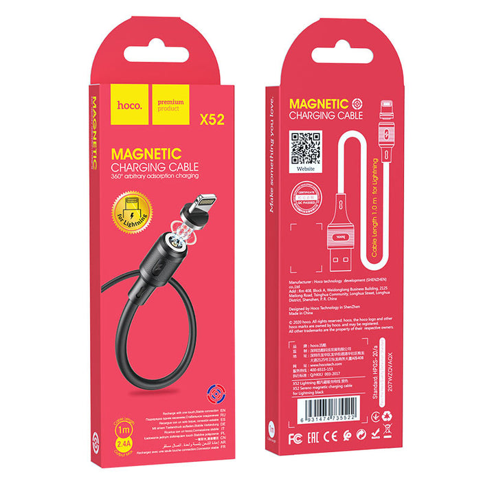 X52 Sereno magnetic charging cable for iP