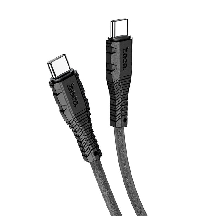 X67 Nano 60W silicone charging data cable Type-C to Type-C