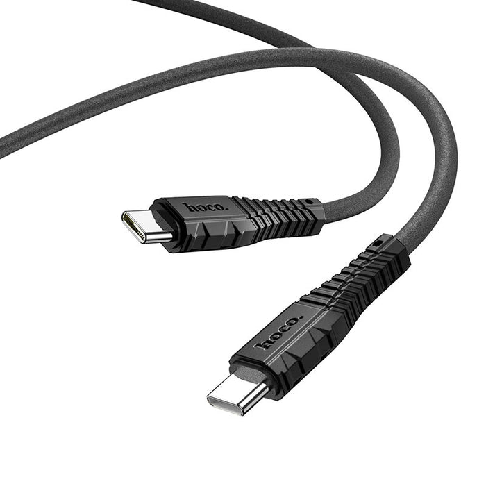 X67 Nano 60W silicone charging data cable Type-C to Type-C