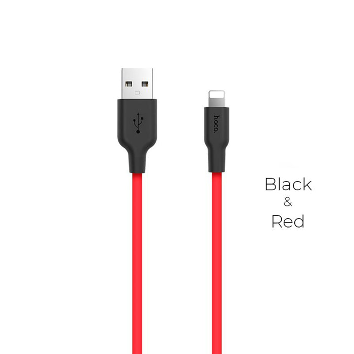 X21 Silicone lightning charging cable