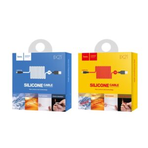 X21 Silicone lightning charging cable