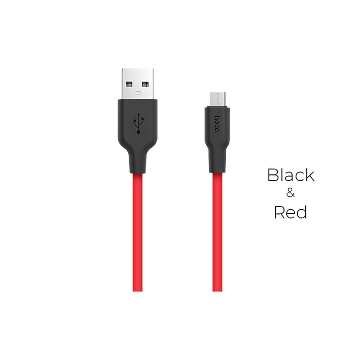 X21 Silicone micro charging cable